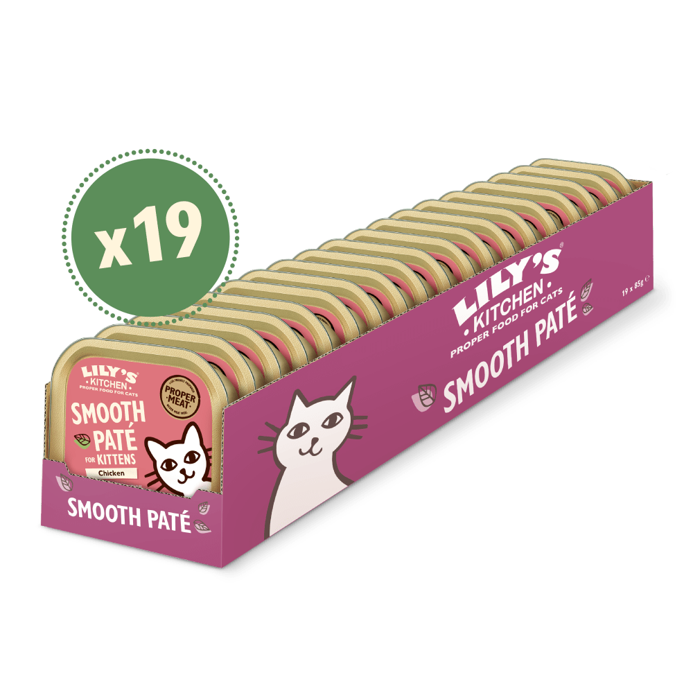 Feine Hühnerpastete für Kätzchen (19 x 85g)